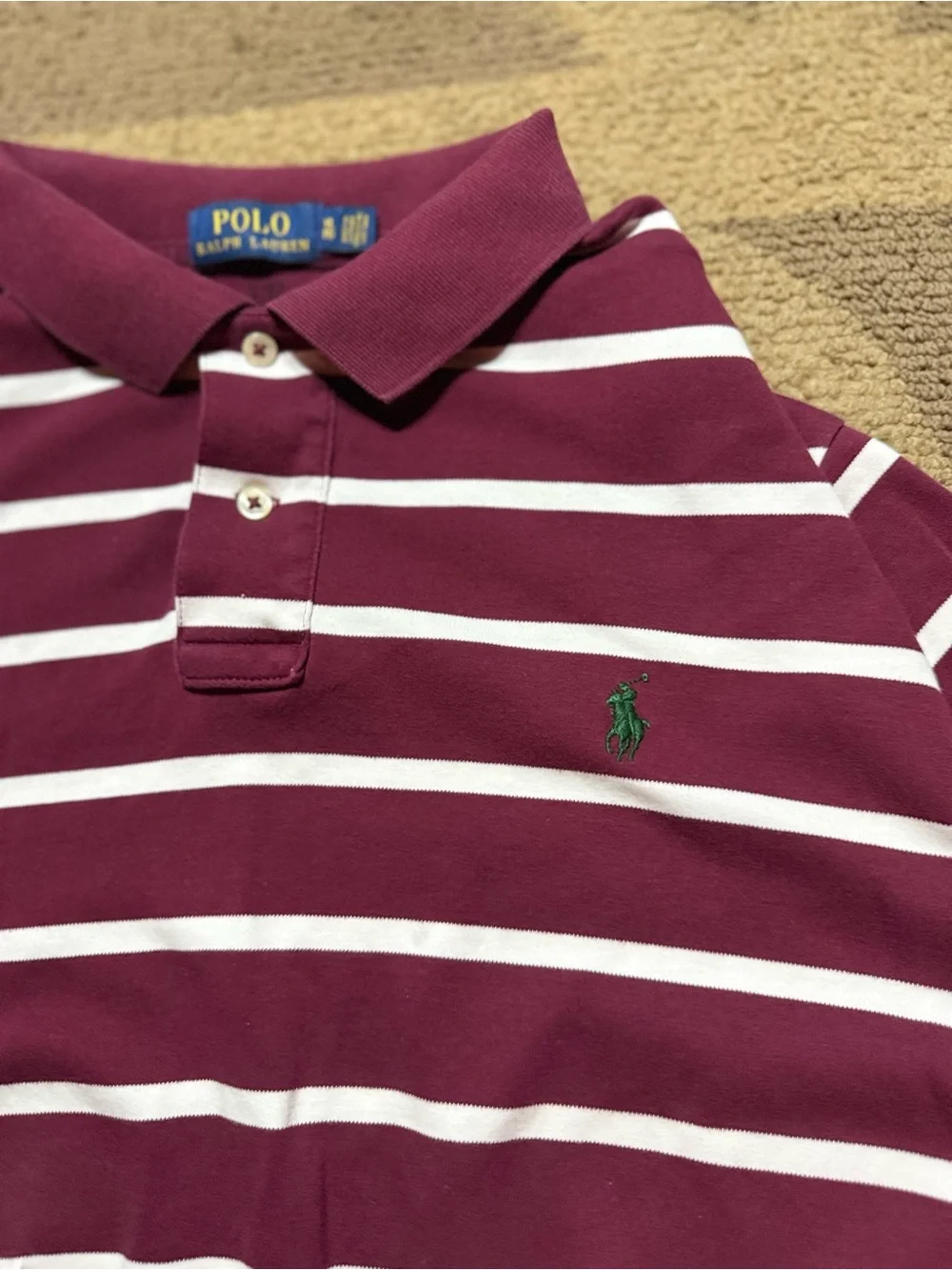 Polo Ralph Lauren Striped Polo Shirt Size XL